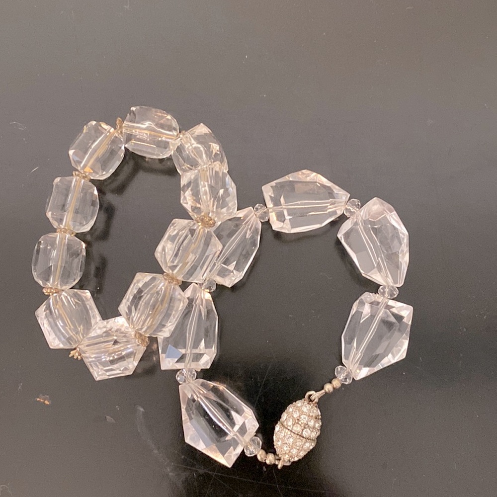 Clear Chunk Bracelets